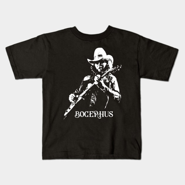 Hank Williams Jr // Best Guitarist Kids T-Shirt by Anisa Wati